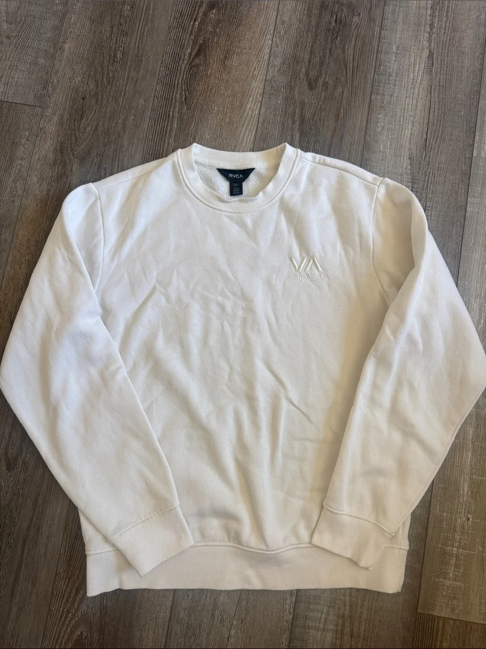 RVCA Men’s Crewneck Sweatshirt in White